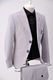 Doctor Junior Gofre Kumaş Erkek Çocuk Slim Fit Takım Elbise