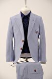 Doctor Junior Gofre Kumaş Erkek Çocuk Slim Fit Takım Elbise