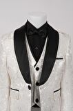 Doctor Junior İşlemeli Erkek Çocuk Smokin Takım Elbise_mnvs2290