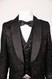 Doctor Junior İşlemeli Erkek Çocuk Smokin Takım Elbise_mnvs2290