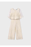 Mayoral Abel&Lula Dantel İşlemeli Pantolonlu Kız Çocuk Takım