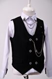 Doctor Junior Erkek Çocuk Yelek Pantolon Fit Takım Elbise 