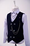 Doctor Junior Erkek Çocuk Yelek Pantolon Fit Takım Elbise 