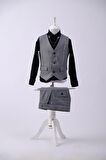 Doctor Junior Erkek Çocuk Slim Fit Takım Elbise Yelekli