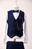 Doctor Junior Erkek Çocuk Slim Fit Takım Elbise Yelekli