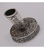 MOBGİFT Hediyelik Taçlı Kuş Tüyü Divit Kalem Ve Özel Tasarım Retro Deri Defter Seti