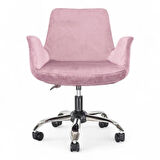 Ev Ofis Çalışma Sandalyesi | Sessiz Tekerlekli, Yüksekliği Ayarlanabilir Koltuk