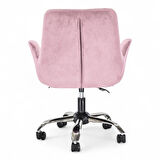 Ev Ofis Çalışma Sandalyesi | Sessiz Tekerlekli, Yüksekliği Ayarlanabilir Koltuk