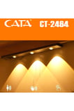 Bella Slim Cabinet Hareket Sensörlü Siyah Dimmerli LED Dolap Lambası