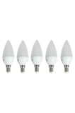 - 7 Watt E14 Duylu Led Mum Ampul - Gün Işığı - (5 Adet)