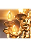 CT-4280 Amber Renk Rustik Ampul E14 4w Led Ampül 4 Watt 220 V ( 6 ADET )