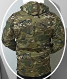 Softshell Mont Multicam Askeri Kamuflaj Desen