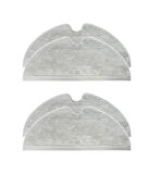 Xiaomi Vacuum Mop 2 Pro+(Kameralı) Uyumlu Yüksek Kaliteli 4 Adet Mop-Tam Yüzey Mikrofiber ve Kalın