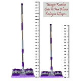 Dmr Mandallı Sihirli Mop Takımı + Freshmaker 50'li Mop Uyumlu Yer Temizlik Havlusu - Set