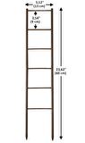 Akat Cosy Saksı İçi Dekoratif Ahşap Bitki Merdiveni (60 cm)