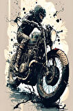 Bebo Store Extreme Spor Motor ve Bisiklet Kullananlara Özel Desenli Buff Boyunluk Bandana Balaklava (moto-8)