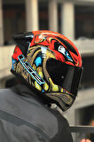 LS2 RAPID 2 RACE SPOX KIRMIZI-GRİ KASK