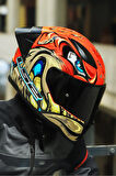 LS2 RAPID 2 RACE SPOX KIRMIZI-GRİ KASK