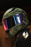 LS2 RAPID 2 THUNDER BIRDS MAT YEŞİL-SİYAH-GRİ KASK