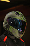 LS2 RAPID 2 THUNDER BIRDS MAT YEŞİL-SİYAH-GRİ KASK