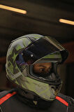LS2 RAPID 2 THUNDER BIRDS MAT YEŞİL-SİYAH-GRİ KASK