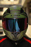 LS2 RAPID 2 THUNDER BIRDS MAT YEŞİL-SİYAH-GRİ KASK