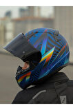 LS2 RAPID 2 OPTIK MAT MAVİ-MOR KASK