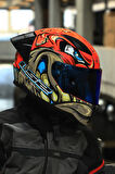 LS2 RAPID 2 RACE SPOX KIRMIZI-GRİ KASK