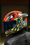 LS2 RAPID 2 RACE SPOX KIRMIZI-GRİ KASK