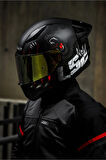 LS2 RAPID 2 RACE CLAWN MAT SİYAH-GRİ-KIRMIZI KASK