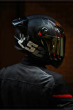 LS2 RAPID 2 RACE CLAWN MAT SİYAH-GRİ-KIRMIZI KASK