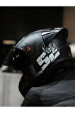 LS2 RAPID 2 RACE CLAWN MAT SİYAH-GRİ-KIRMIZI KASK