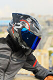 RAPID 2 RACE CIRCLE MAT SİYAH-KIRMIZI KASK