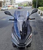 MOTOCAM Motolüx Wow 150  Ön Cam 2023-2026 Model 55cm Füme Renkli 4mm KISA
