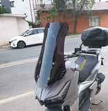 MOTOCAM Motolüx Wow 150  Ön Cam 2023-2026 Model 75cm Siyah Renkli 4mm UZUN