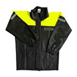 Forte Gt 1134 Motosiklet PVC Yağmurluk Cepli Alt Üst Takım XXL Beden Sarı