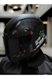 LS2 RAPID 2 CLAWN MAT SİYAH-GRİ-KIRMIZI KASK