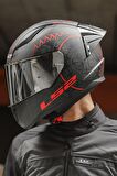 RAPID RACE TAKAROA MAT SİYAH-KIRMIZI KASK
