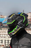 Y.100R URBANGRAM MAT SİYAH KASK