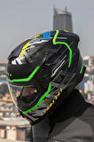 Y.100R URBANGRAM MAT SİYAH KASK