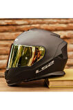 Storm 2 Mat Siyah Kask
