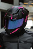 Rapıd 2 Race Palımnesıs Mat Siyah-pembe Kask