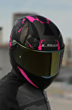 Rapıd 2 Race Palımnesıs Mat Siyah-pembe Kask