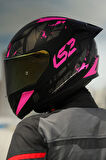 Rapıd 2 Race Palımnesıs Mat Siyah-pembe Kask