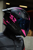 Rapıd 2 Race Palımnesıs Mat Siyah-Pembe Kask