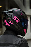 Rapıd 2 Race Palımnesıs Mat Siyah-Pembe Kask