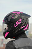 Rapıd 2 Race Palımnesıs Mat Siyah-Pembe Kask