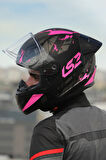 Rapıd 2 Race Palımnesıs Mat Siyah-Pembe Kask