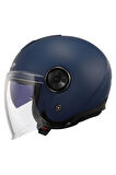 Classy Yarım Kask Mat Navy Mavi