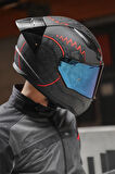 Rapid 2 Race Takaroa Mat Si?yah-kirmizi Kask